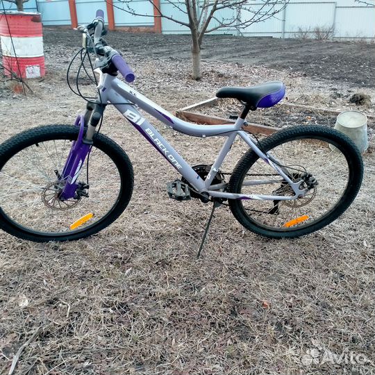 Велосипед black oun B1 24 колеса