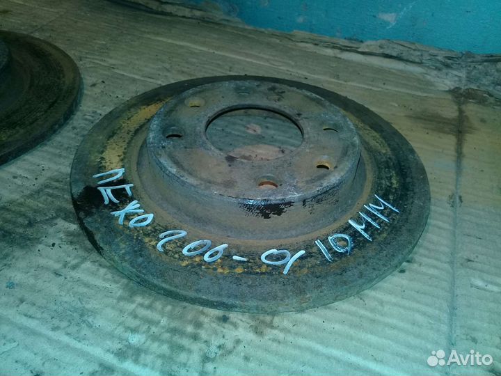 Диск тормозной Peugeot 206