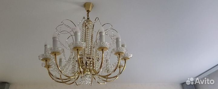 Люстра потолочная хрустальная preciosa + бра