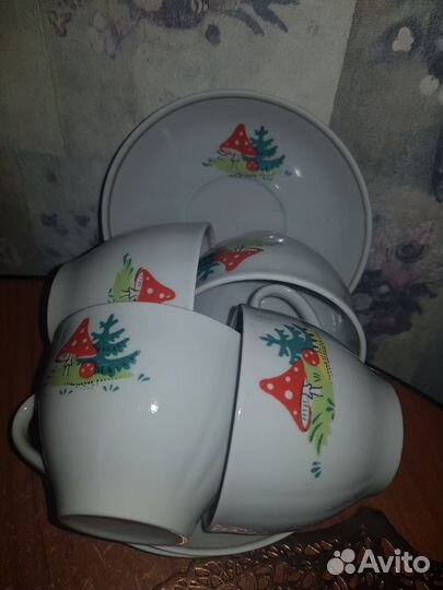 Чашка с блюдцем для детей