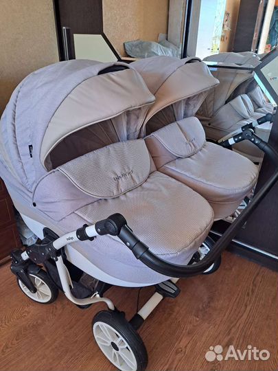 Коляска для двойни Indigo Duo 2 в 1