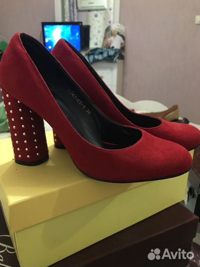 Туфли замшевые 38 ращмер