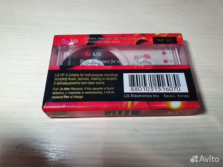 Аудиокассеты Konica XR-I 90, LG HP 60, SKC