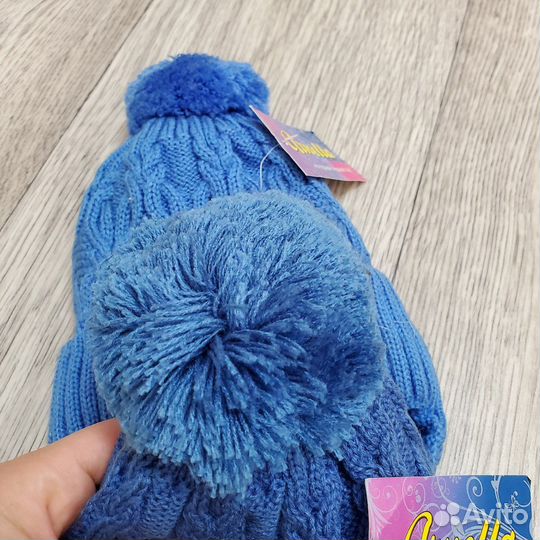 Шапка для новорожденных зимняя