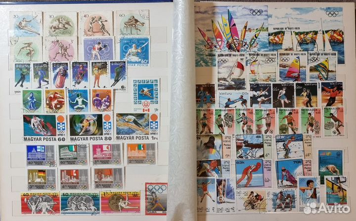 Коллекция зарубежных почтовых марок Спорт