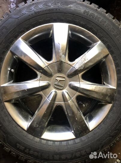 Колёса Honda CRV r17 225 65 Nokia Hakkap 5 за 1шт