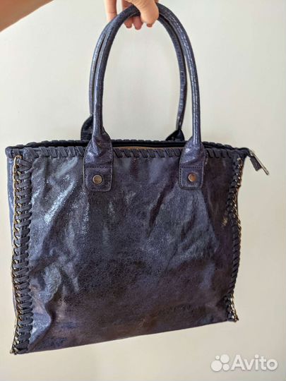 Шикарная синяя сумка новая