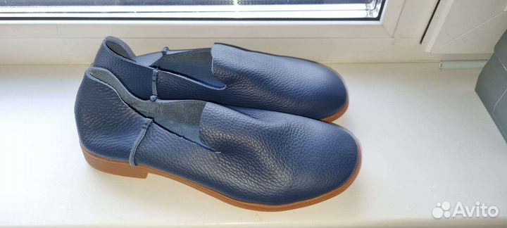 Ботинки лоферы слипоны