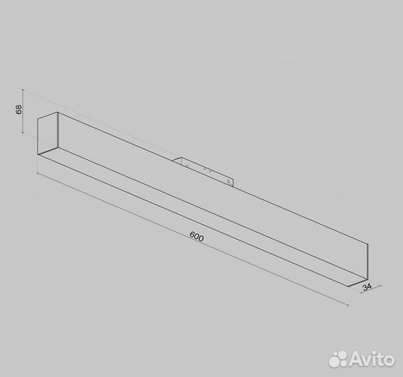 Трековый светильник Maytoni TR012-2-20W4K-В