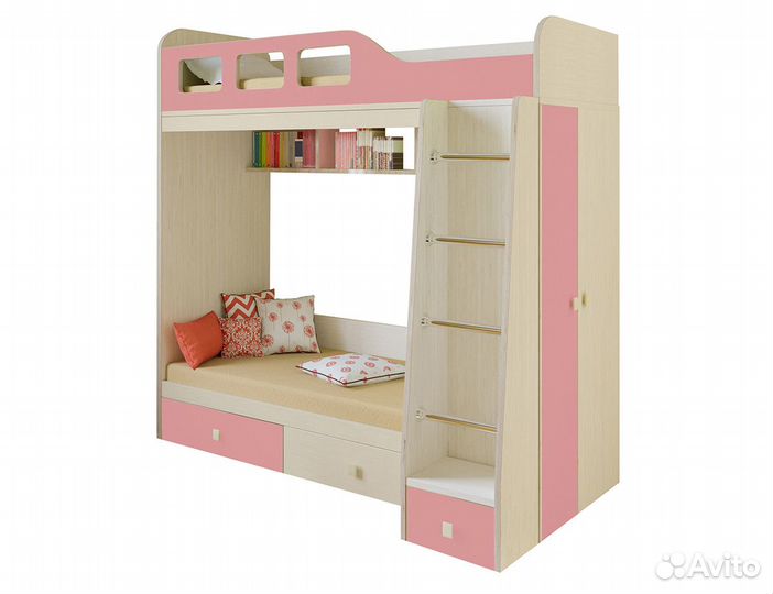 Кровать двухъярусная 