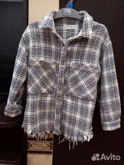 Рубашка zara для девочки 122