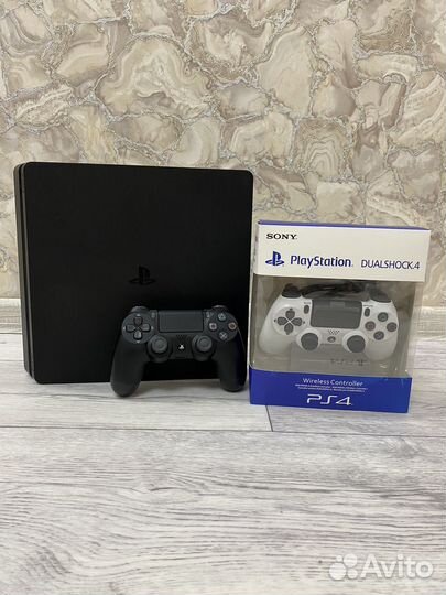 Ps4 Slim 1tb + игры