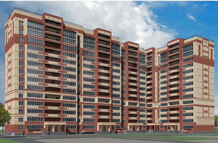 2-к. квартира, 66,5 м², 12/16 эт.