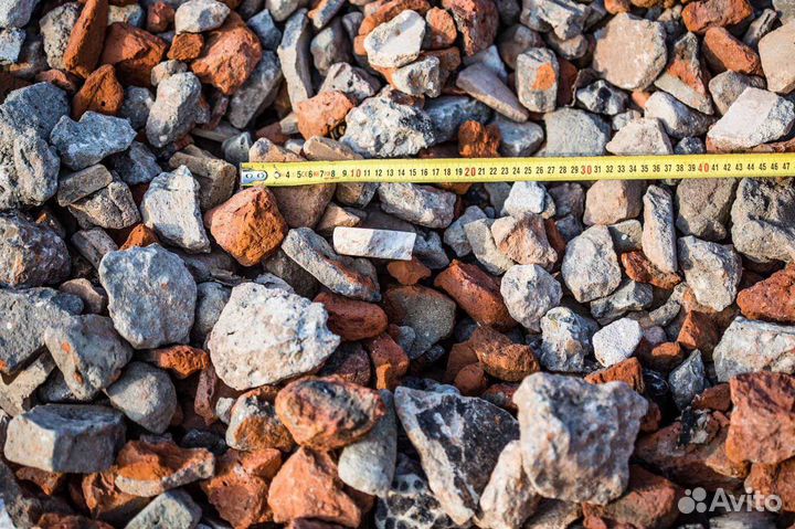 Бой кирпича с доставкой за 3 часа вторичный щебень