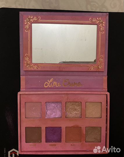Палетка теней lime crime