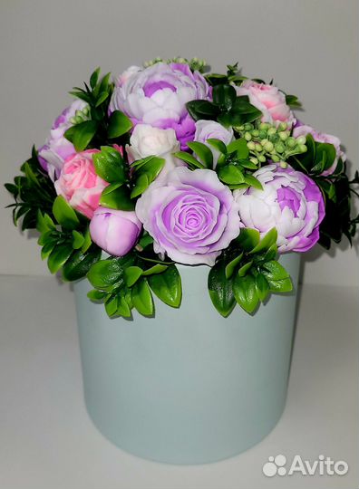 Букет цветов из мыла