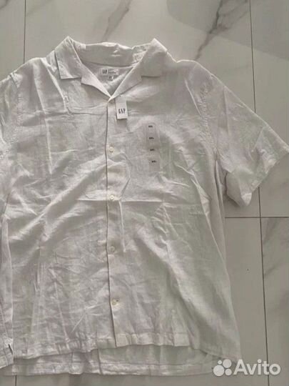 Льняная рубашка GAP оригинал