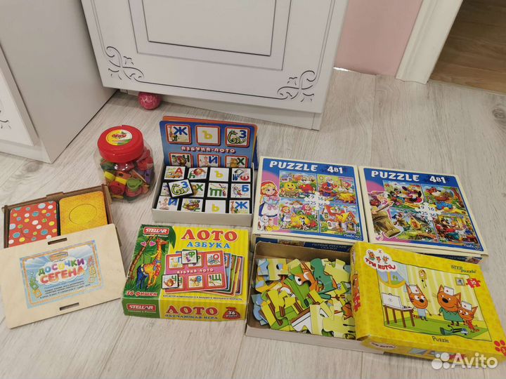 Пазлы досочки Сегена