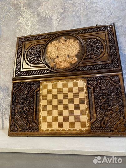 Нарды резные ручной работы