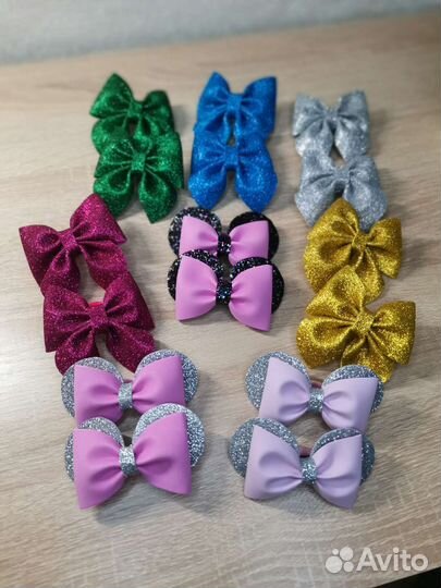 Бантики для волос ручной работы