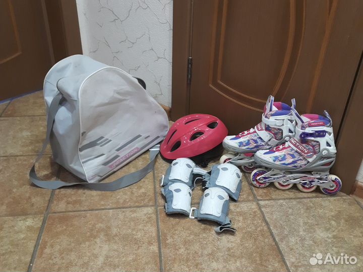 Роликовые коньки детские раздвижные 31-36