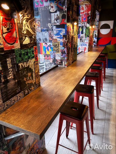 Барные стойки из дерева