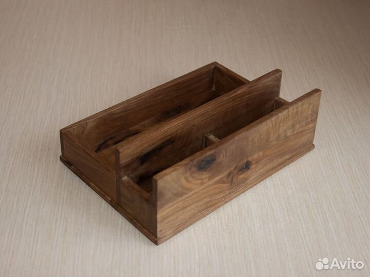 Салфетница подставка для специй из дерева