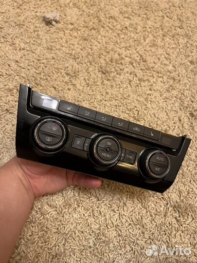 Блок управления климотом skoda octavia a7