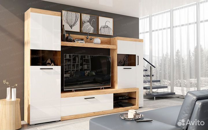 Стенка гостиная Бастон