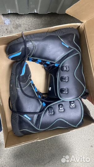 Сноуборд с крепами и батинками