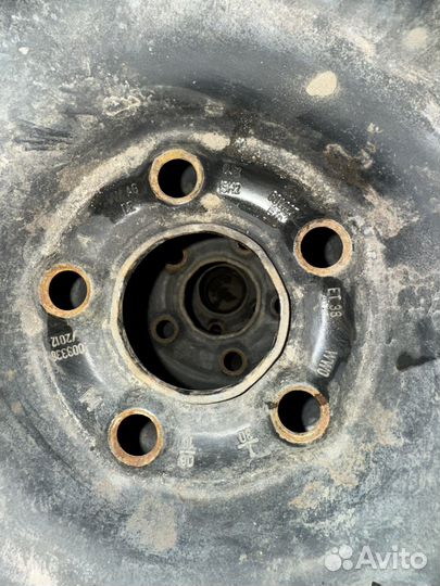 Диски r15 5/100 skoda rapid/volkswagen