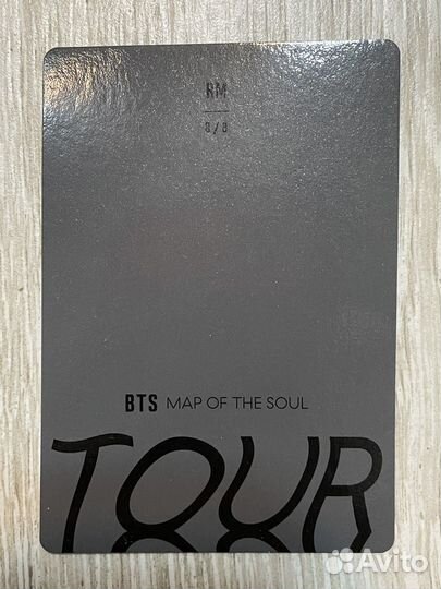 Карта Намджуна BTS