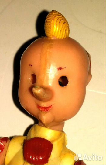 Советская игрушка Попугай Буратино неваляшка