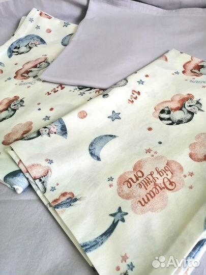Комплект постельного белья в детскую кроватку