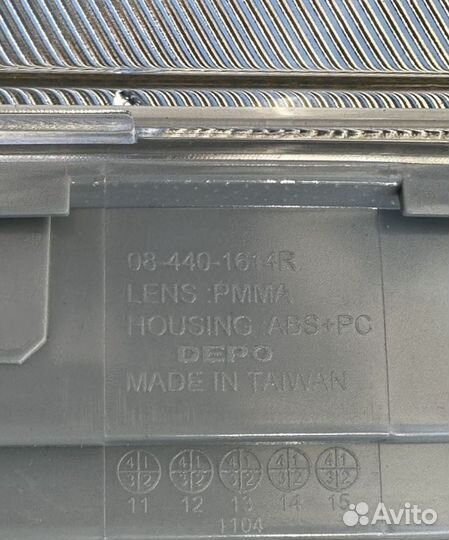 Фонарь дхо мерседес Depo 440-1614L-AE