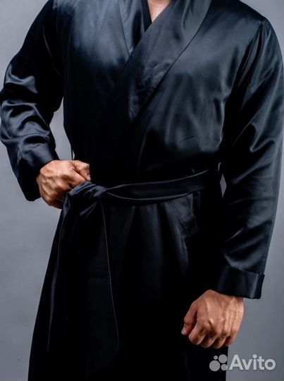Халат мужской из шелка