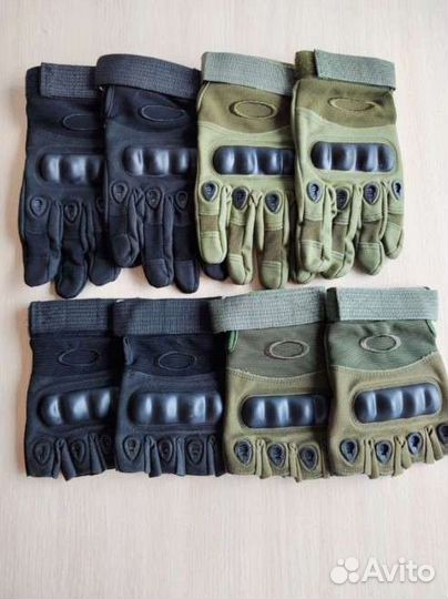Перчатки тактические беспалые и палые