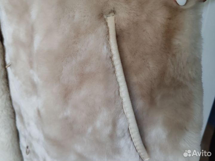 Шуба мутоновая размер 44 46