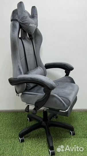 Компьютерное игровое кресло геймерское с массажем