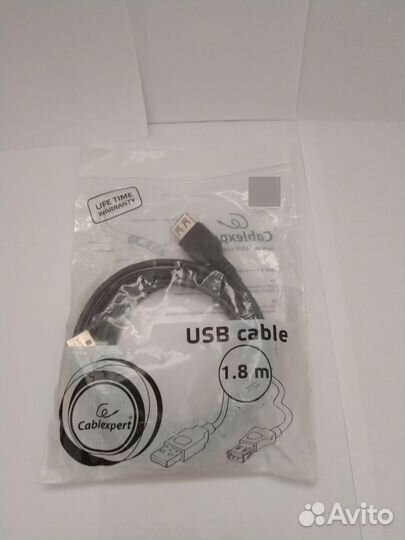 Кабель usb am-af 1,8 m