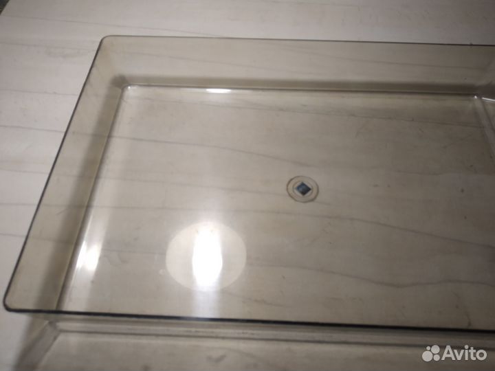 Крышка винилового проигрывателя СССР б/у