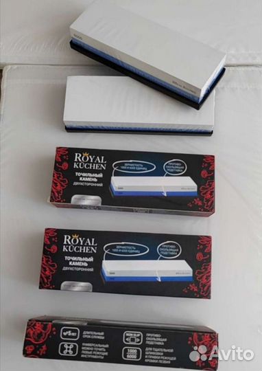 Точильный камень двухсторонний Royal Kuchen