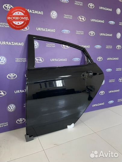 Дверь задняя левая Kia Rio 3 (11-17) черный