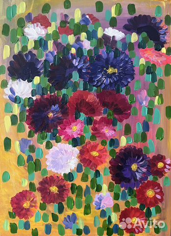 Картина на холсте Хризантемы