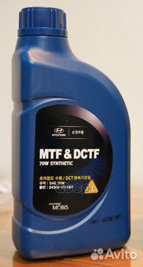Масло трансмиссионное Hyundai-Kia Синтетическое