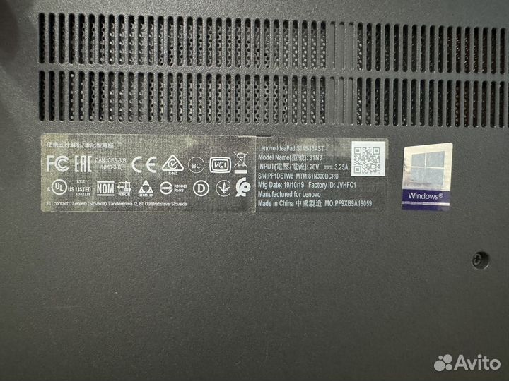 Ноутбук Lenovo IdeaPad S145-15AST