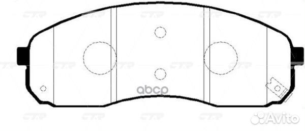 Ckkk-33 Колодки тормозные дисковые перед