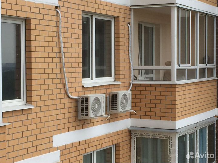 Установка Кондиционера, Закладка трассы