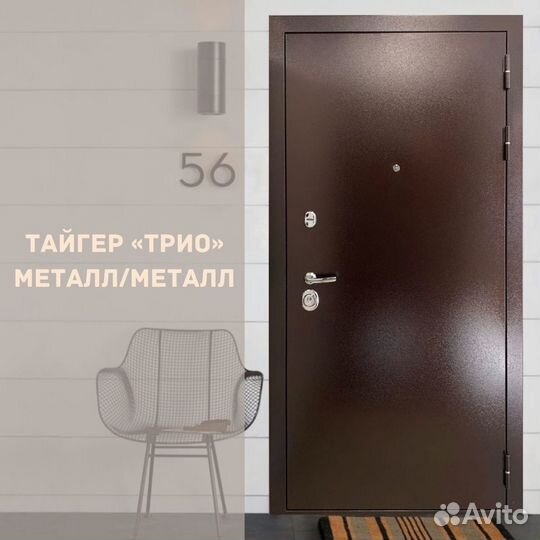 Двери металл/металл для частного дома