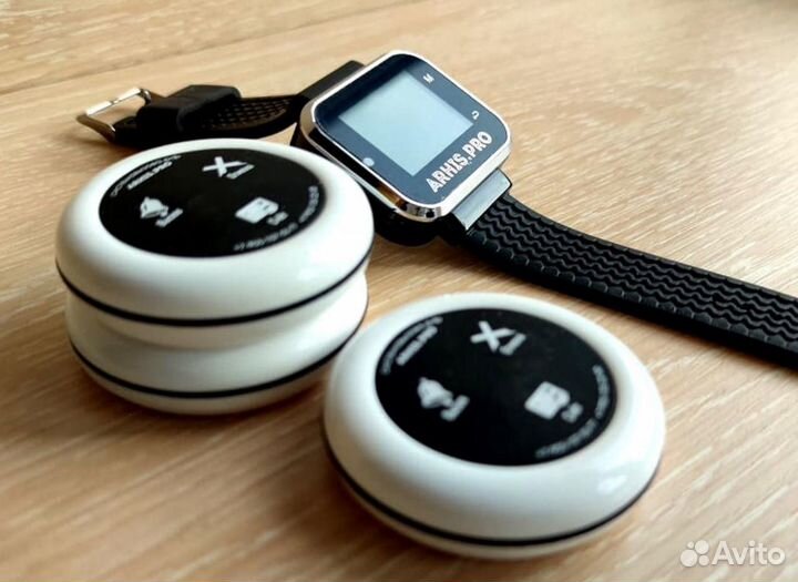 Кнопка вызова персонала, официанта, часы-пейджер